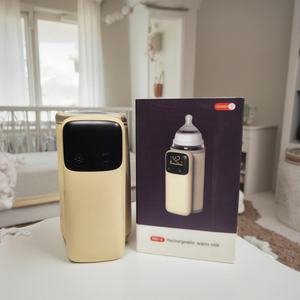 Calentador de Biberones Portátil OEM con Regulación Inteligente de Temperatura, Recargable por USB, 6000 mAh, para Alimentación de Bebés - Product Image 1