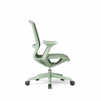 Chaise de bureau moderne à dossier mi-haut, fauteuil de travail ergonomique en maille pour manager