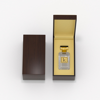 Nouvelle boîte à parfum rectangulaire en bois faite à la main, emballage rigide en MDF, brûleur d'encens Oud, flacons de 50 ml et 100 ml