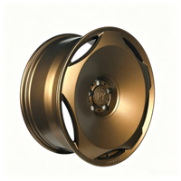 Jantes en alliage forgé PY Super Light 15 pouces dorées, multi-rayons, déport personnalisé 20 mm, nouveau découpage diamant, haute performance pour piste de course