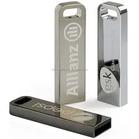 2021 Best selling Gunmetal Mini metal USB Stick flash memory Pendrive USB Flash drives