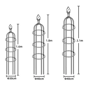Spécification différente personnalisée <span class=keywords><strong>jardin</strong></span> pousser plante grimpante prend en charge fleur cage-plante treillis - Product Image 4