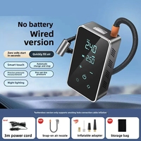 Gonfleur de pneu électrique ABS multifonction Portable pompe électrique de voiture à écran tactile Intelligent rapide