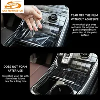 Película Protectora Transparente de TPU para el Interior del BYD Atto 3 Yuan Plus 2025, Panel de Cambios, GPS, Consola Central, Accesorios de Protección PPF