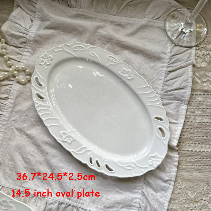 Plaque ovale de 14,5 pouces