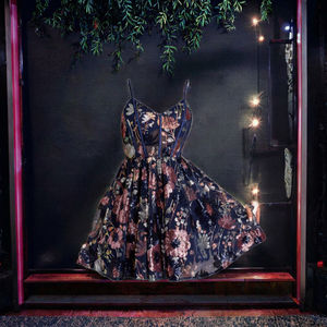 Robe de soirée moulante mini à sequins brodés, col en V, dos nu, taille empire, bretelles spaghetti, antistatique, pour bal de promo et cocktail - Product Image 3