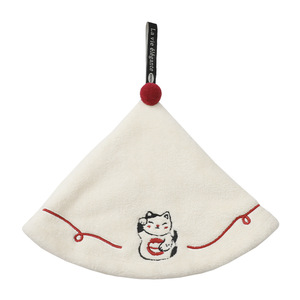 Cartoon Hanging Hand Towel 40cm Diameter Microfiber Antimicrobial Kitchen Towel - Product Image 5