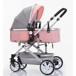 Luxe 2021 Kinderwagen Baby Slapen En Zitten Wandelwagen Gemakkelijk Carry Kinderwagen