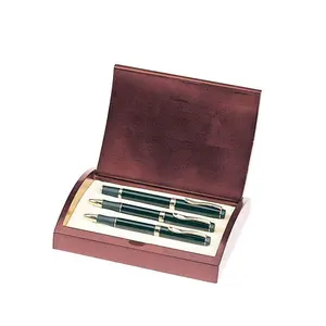 mahogany wood pen gift packaging wooden box