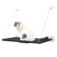 Meilleure vente éprouvée : Lit pour chat à fixer sur fenêtre, structure en tube PVC durable, couleur personnalisable, boîte disponible, ventes annuelles de 100 000 pièces