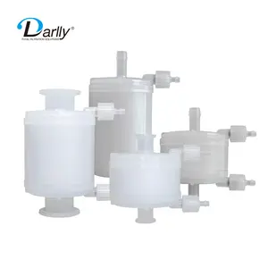 Darlly-filtro de molino estéril, filtros de cápsula de 0,2 micras, PES, 2/4/5/10 pulgadas, triabrazadera desechable, filtración de productos de veterinaria