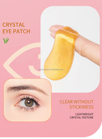 Gel de collagène pour soins de la peau en hydrogel de cristal 3d 24k or gel de collagène hydratant sous le masque de patch pour les yeux masque de sommeil en soie à la vapeur