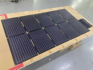 Manta Solar Monocristalina Portátil Plegable Integrada Laminada de 300W 320W 330W 33V, Venta Directa de Fábrica para Remolques - Product Image 2