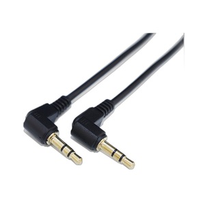 Cable de audio estéreo de 3,5 mm con ángulo recto, macho a macho, chapado en oro, para conexión de automóviles y dispositivos móviles. - Product Image 4