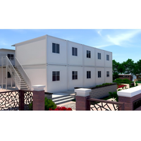 Maison conteneur préfabriquée détachable de 20 pieds, bâtiment modulaire portable pour habitation et bureau