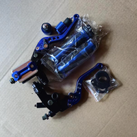 Kit combiné de frein à disque hydraulique et embrayage à pompe CNC de qualité AAA pour moto avec poignée et embout