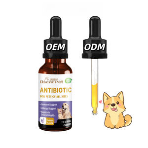 OEM/ODM Suplementos de apoyo al sistema inmunológico <span class=keywords><strong>Gotas</strong></span> de antibióticos para gatos Perros Alergia Alivio de mordeduras Vitaminas Botellas de suplemento - Product Image 1