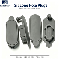 Bouchons en caoutchouc silicone de précision sur mesure avec service d'ouverture de moule pour la protection industrielle contre la poussière, outillage rapide, lot ODM OEM