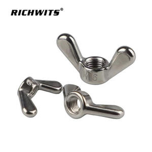 Tuercas de Mariposa de Acero Inoxidable 304 316, Tuercas de Lingote, Tuercas de Oreja de Apriete Manual, Tuercas de Oreja Grandes M3, Zincadas, Certificadas ANSI JIS Métricas - Product Image 5