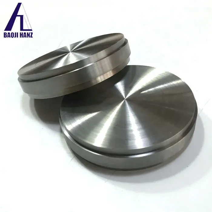 Hoge Zuiverheid Oem Cad/Cam Blanks Gr5 Titanium Sputteren Doel Titanium Schijf Te Koop