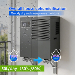 Greenfly 50L Industrial Wall Mounted High Efficiency Humidity Control <b>Dehumidifier</b> - Product Image 3