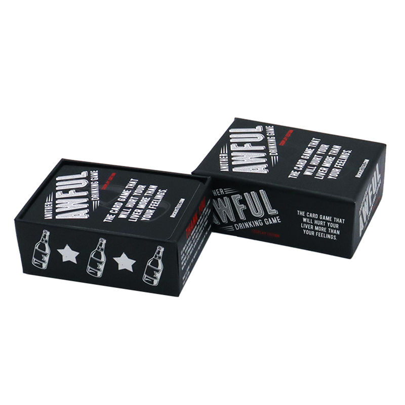 Adult activity card game custom printing flash cards