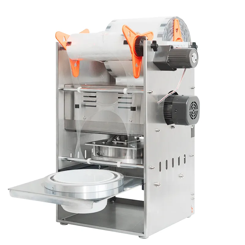 Automatic Cup Sealer Milk Cup Sealing Machine Semi-automatic 4 Cups Sellador Plastico