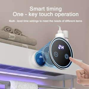 <span class=keywords><strong>Sèche</strong></span>-serviettes électrique <span class=keywords><strong>mural</strong></span> intelligent thermostatique numérique blanc pour salle de bain - Product Image 5
