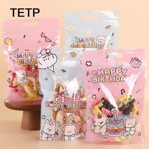 ถุงบรรจุภัณฑ์แบบซิปล็อค PET/PE ใส พกพาสะดวก กันความชื้น สำหรับข้าวสาร แบบตั้งได้ พิมพ์กราเวียร์ - Product Image 1