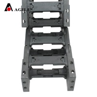 45*100mm MTS Type de pont Chaîne de câble en nylon renforcé Pont en plastique Guide de câble flexible sur chenilles à vendre