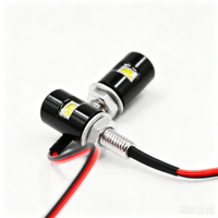 Feu arrière universel en aluminium pour moto, feu de plaque d'immatriculation, feu stop arrière, homologué E, 12V LED, clignotants de haute qualité, noir 1
