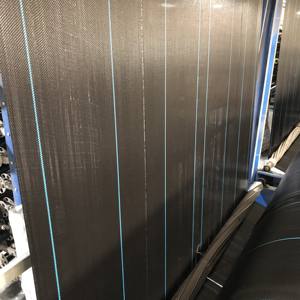 UV ile HDPE siyah renk tarım anti çim zemin örtüsü zemin örtüsü malç kumaş - Product Image 2