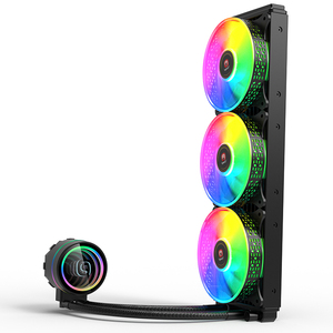 PC lỏng nước Cooler temperture Màn hình hiển thị nước Cooler 5V RGB Watercooling biểu tượng tùy chỉnh <span class=keywords><strong>CPU</strong></span> tản nhiệt cho <span class=keywords><strong>CPU</strong></span> - Product Image 6