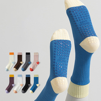 Chaussettes de Pilates Bioserica Era, chaussettes antidérapantes personnalisées, chaussettes de Pilates pour femmes