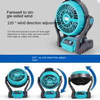 Sèche-cheveux portable au lithium-ion avec grand débit d'air, ventilateur électrique de qualité industrielle pour usage intérieur et extérieur
