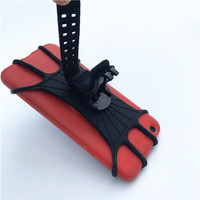 Support de téléphone portable en silicone 2026 avec poignée pour guidon de moto - Rotation réglable, ajustement universel pour téléphones de 5,5 à 7 pouces