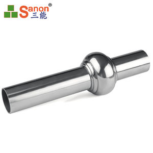 Boule creuse dorée en acier inoxydable AISI 304/316 pour la décoration de balustrades en acier inoxydable - Product Image 5