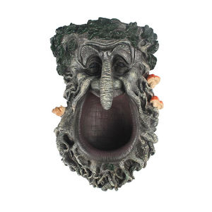 Mangeoire à oiseaux suspendue en résine Weivista pour décor de cour de jardin extérieur - Product Image 1