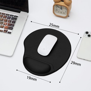 Custom Black <b>Large</b> Gaming Mousepad Silicone Square Style with Non-Slip Stitched Edges Square <b>Desk</b> Mat with Logo From Factory - Product Image 6