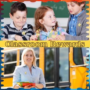 Pins de estrella dorada a granel, de metal dorado, motivacionales con forma de Y y K, para premios, accesorios patrióticos para el aniversario del 4 de julio y conmemoraciones. - Product Image 5