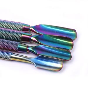 ציפורניים <span class=keywords><strong>cuticle</strong></span> ערכות קשת לציפורן קשת לציפורן טיפוח יופי כלי נירוסטה קשת ציפורניים - Product Image 5