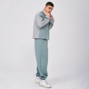 Pantaloni Sportivi Unisex di Alta Qualità 400 Gsm in Cotone Spaziale, Jogger Harem per <span class=keywords><strong>Donna</strong></span> e <span class=keywords><strong>Uomo</strong></span>, Pantaloni da Ginnastica con Logo Personalizzato - Product Image 6