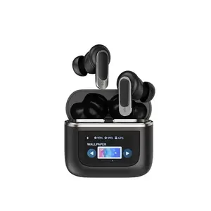 2024 Hifi Stereo Sports In Ear Headset LED Display Noise Reduction ANC TWS Earphone