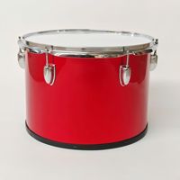 Factory direct sales percussion instrument 14 inch single leather alto drum marching drum single-sided shoulder strap snare drum