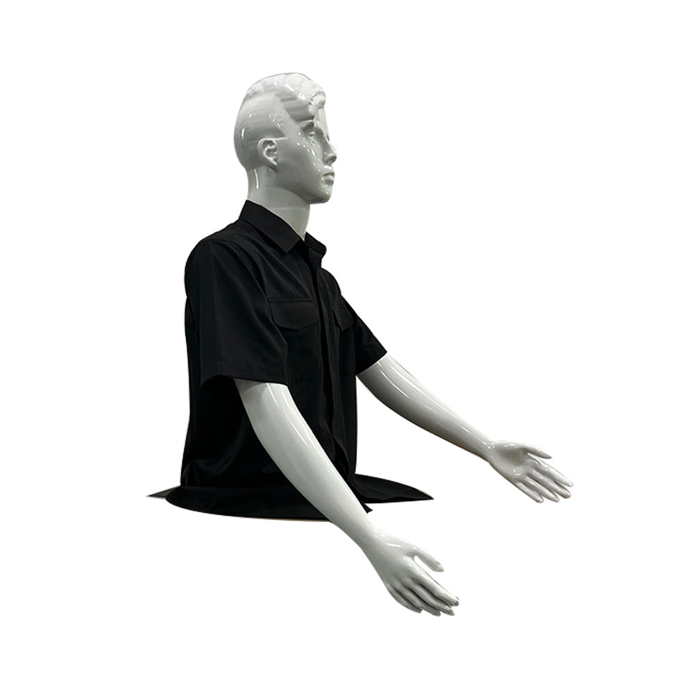 Uniforme de seguridad 65% polyester 35% cotton ultra comfortable durable short sleeve ripstop Dark Security Uniform Shirts