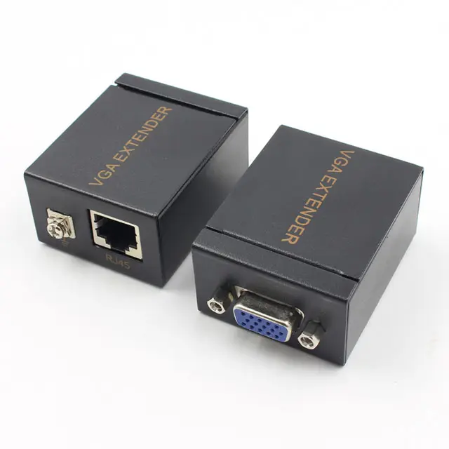 Penguat sinyal VGA 60m, pemancar kabel Over Ethernet sinyal standar TCP / IP