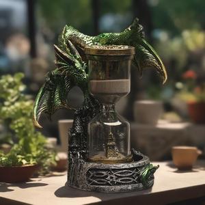 <span class=keywords><strong>Sablier</strong></span> créatif ptérosaure DRB006 <span class=keywords><strong>Dragon</strong></span> européen résine artisanat maison bureau décoration ornement - Product Image 6
