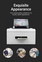 Imprimante UV, boîtier pour téléphone portable, format A5, avec film arrière mobile, tête XP600