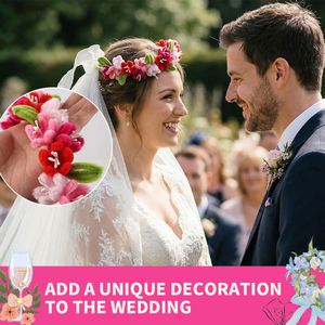 Kit de Manualidades para Corona Floral de Ensueño, Crea un Tocado de Flores Pastel con Limpiapipas, Ideal para Despedidas de Soltera y Fiestas en el Jardín - Product Image 6
