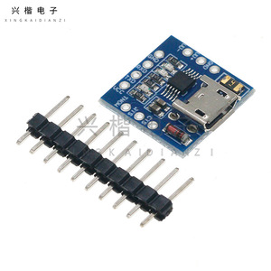 Convertidor Mini USB a TTL Ch340e, fuente de alimentación Micro USB para comunicación en serie, programación Arduino, desarrollo integrado - Product Image 3